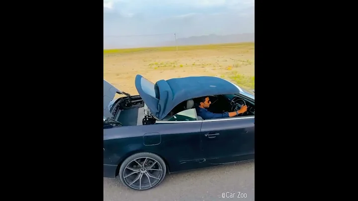 Opening of Audi A5 roof#cars#shorts#Audicars#audia5