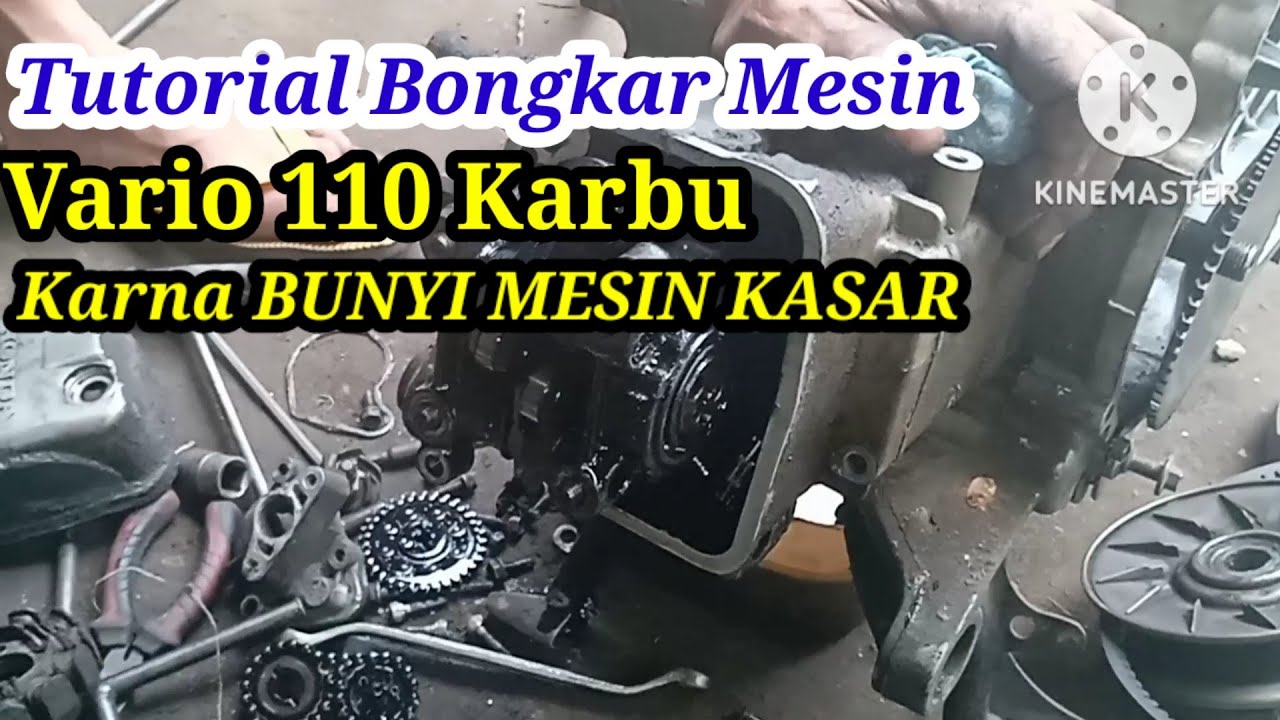 Cara Bongkar Vario 110 Karbu