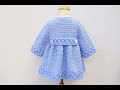 Crochet girl's coat all sizes 1ª part