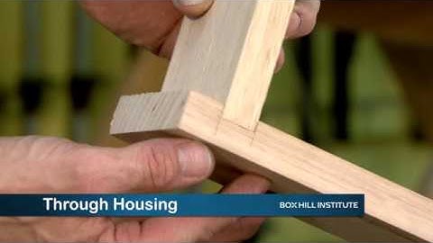 How to Make a Through Housing Joint