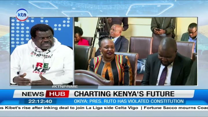 Charting Kenya's future; Okiya Omtatah speaks