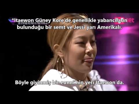 [TR SUB] Unpretty Rapstar Jessi vs Kisum Turkish Sub./Türkçe Altyazılı