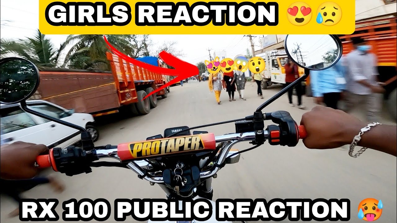 RX 100 🤩 Public Reaction | Girls shocked 😱 | at title park coimbatore ❤️ 4k