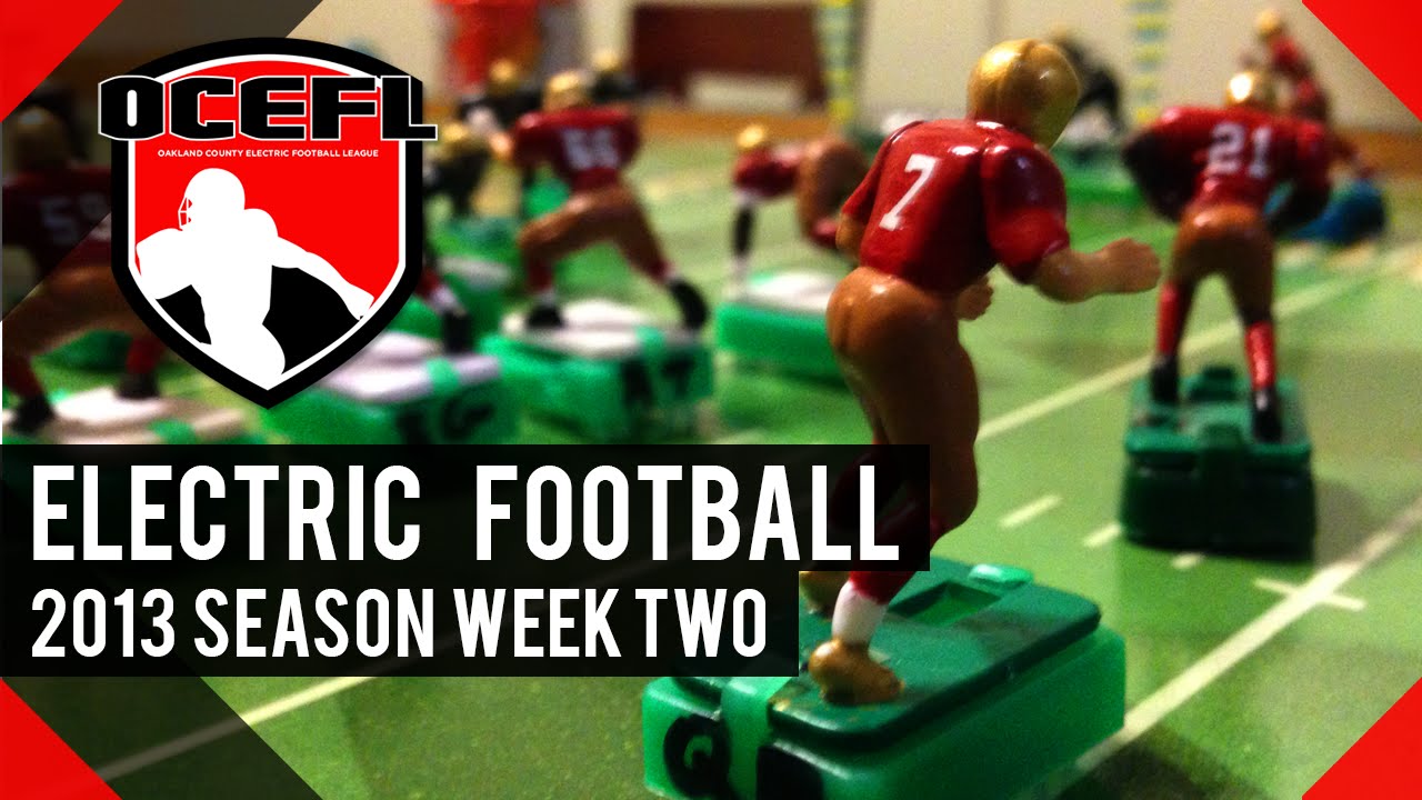 Electric Football League OCEFL 2013 Season Week2 YouTube