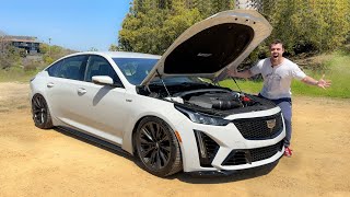 homepage tile video photo for Cadillac CT5-V Blackwing Review! Better Than A BMW M5?