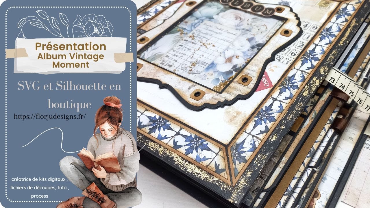 Présentation ( avant tuto )  Grand album Vintage Moment photos  87 photos 