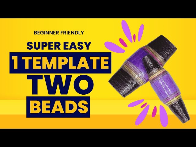 Easy Beady Paper Bead Tool & Templates - Fun Crafts To Do At Home