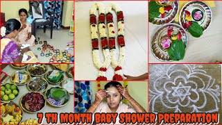 7 th Month Baby Shower Previous Day Preparation 🥰 A DIML with Lot of Shopping, Decoration  💥