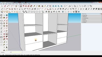 How to make Wardrobe in SketchUp || SketchUp Tutorial #sketchup #sketchuptutorial