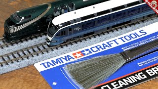 静電気防止! TAMIYAのモデルクリーニングブラシ / Nゲージ 鉄道模型