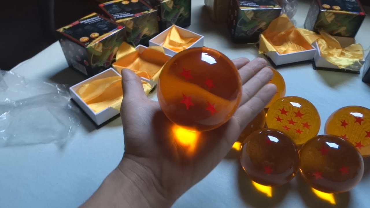Unboxing Esferas do Dragão Tamanho Real - Dragon Ball Z Real Size. By:  ALIEXPRESS 