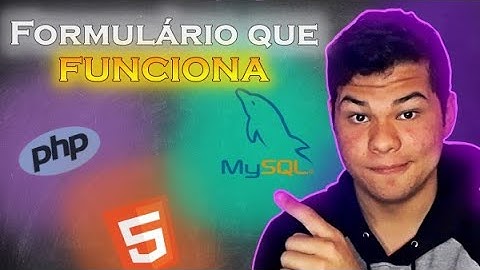 CRIE um formulário PHP FUNCIONAL -  Como criar um formulário html