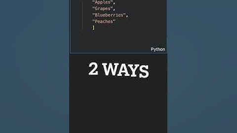 2 Ways to REVERSE List in Python