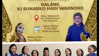 Wayang kulit ki dalang sunarko hadi warsono live tunjungseto-kutowinagun-kebumen