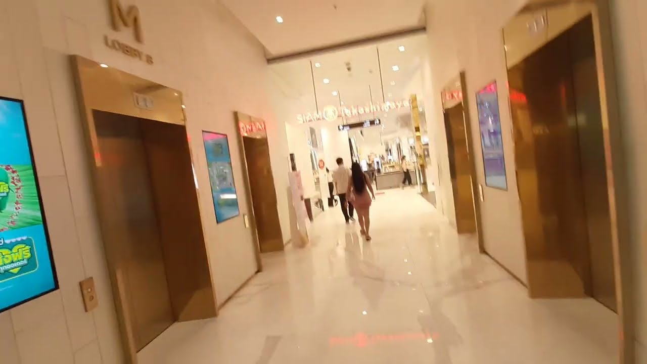 Mitsubishi Traction Elevators @ ICONSIAM, Bangkok, Thailand [Lobby B]