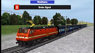 Indian Train Simulator Ver 2020.4.11 - Career - North India - Level 11 Fail Broke Signal