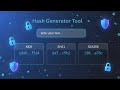 Online Hash Generator: MD5, SHA1, SHA256 | Tulsi Digital
