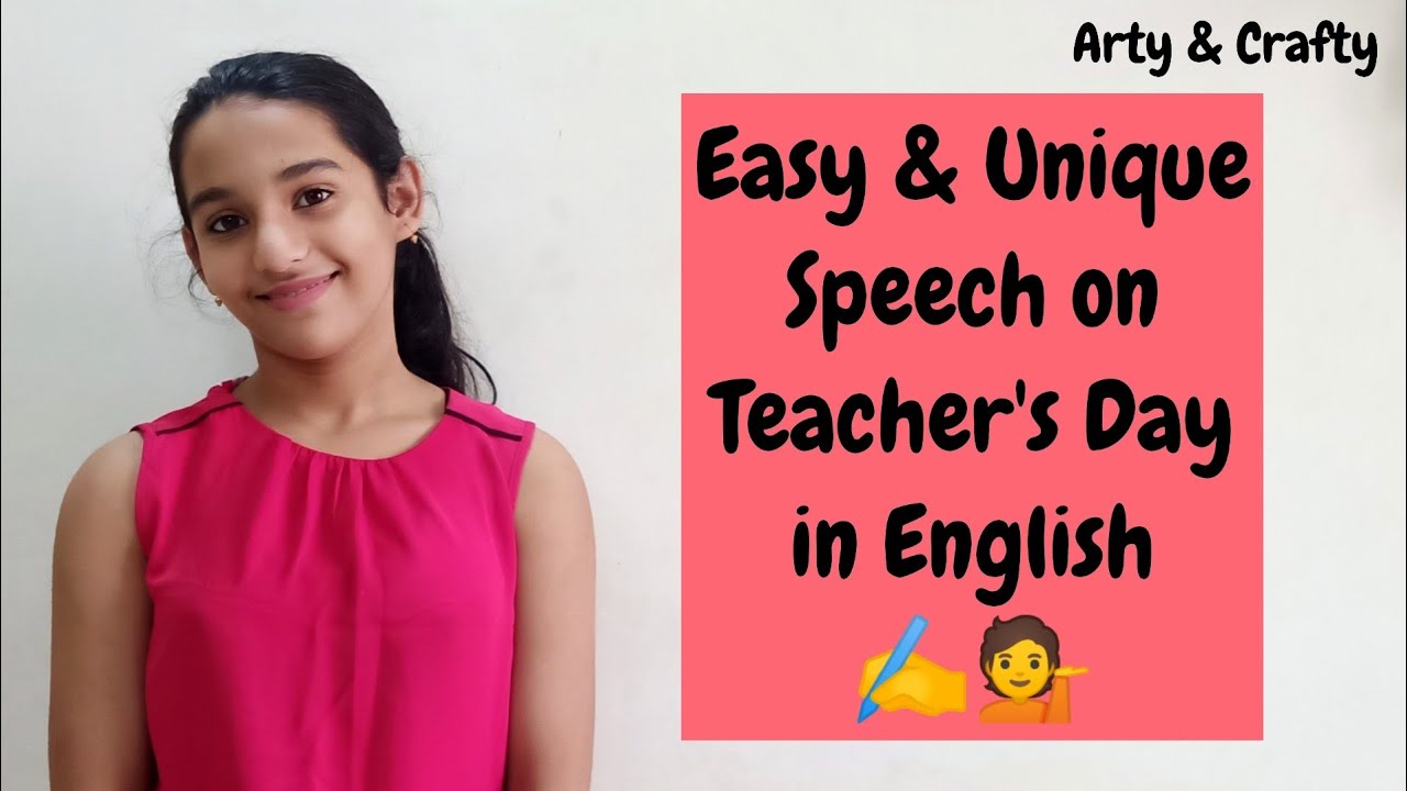 teachers day speech writing in english