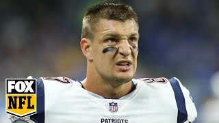 Rob Gronkowski explains how he avoided a trade to the Lions by saying he was retired | FOX NFL screenshot 5