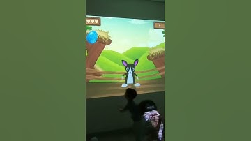 These interactive projector games are so much fun!