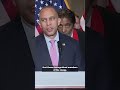 'We’re going to stand on the side of healthcare': Democratic leader Hakeem Jeffries on shutdown vote