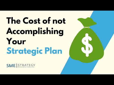 The Cost of Not Accomplishing Your Strategic Plan // Strategy Implementation