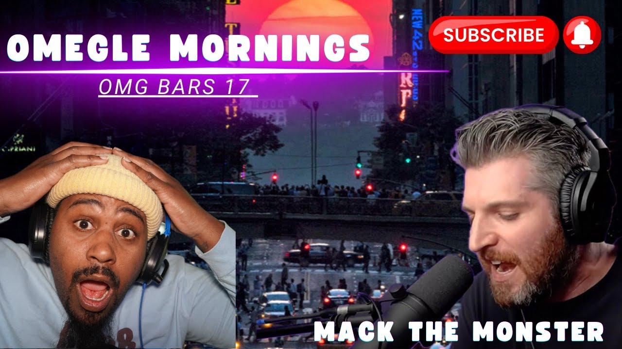 HARRY MACK- OMEGLE BARS 17 | FIRST TIME HEARING REACTION | 100 DAYS WITH TEDDY | OMEGLE MORNINGS