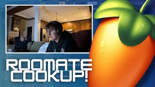 Making a Beat While My Roommate Watches TV | FL Studio Cookup