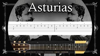 Albeniz - Asturias - Guitar tutorial (TAB)