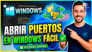 Abrir puertos de red fácilmente en el Firewall de WINDOWS ✅