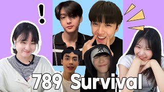 pemwasu, baby monster chiquita oppa is so handsome | 789 survival reaction