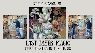 Bringing a Mixed Media Piece to Life / Final Layers & Little Details /  / Studio Session 211