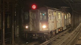 MTA NYCT: R142/R142A (4) and (5) Train action at 14th Street Union Square