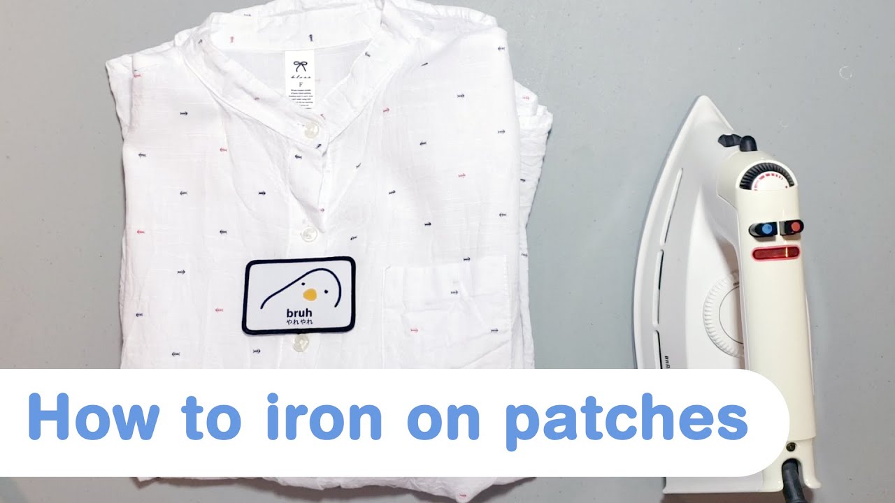 How to Iron on Patches – Do It Yourself