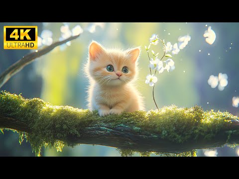 Baby Animals - Eyes Of Nature | True Wild Souls In 8K Detail With Relaxing Music