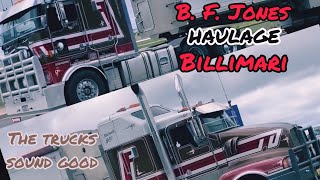 B. F. Jones Haulage Billimari. These trucks sound good #kenworth #kenworthtrucks