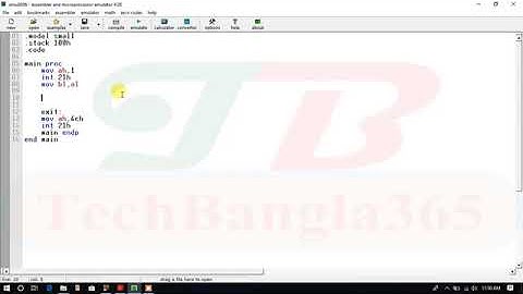Assembly Language Programming 12 || Add 3 number in assembly
