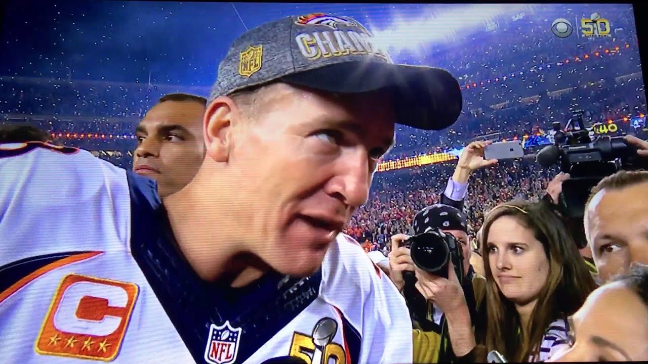 Peyton Manning super bowl 50 interviews