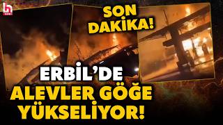 Son Daki̇ka İran, Erbi̇li̇ Vuruyor Her Yer Alev Alev, Sokaklar Savaş Alanına Döndü