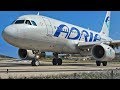 Adria Airways Airbus A319 LOW Landing &amp; Takeoff JETBLAST at Skiathos | Airline Closed | Spotting