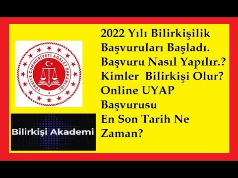 Bilirkişi Başvuruları Nasıl Yapılır? 2022 Yılı Başvuru Yenileme Talebi