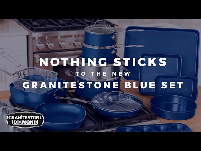 Unboxing the Granitestone Blue Cookware Set, Bianca