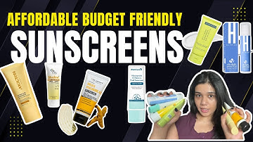 Affordable & Comfortable Suncreens That Perform like High-end ones