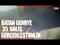 Marmara denizi aklarnda batan gemiye 35 dal gerekletirildi