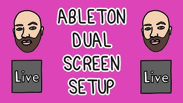 Ableton dual screen setup 💎