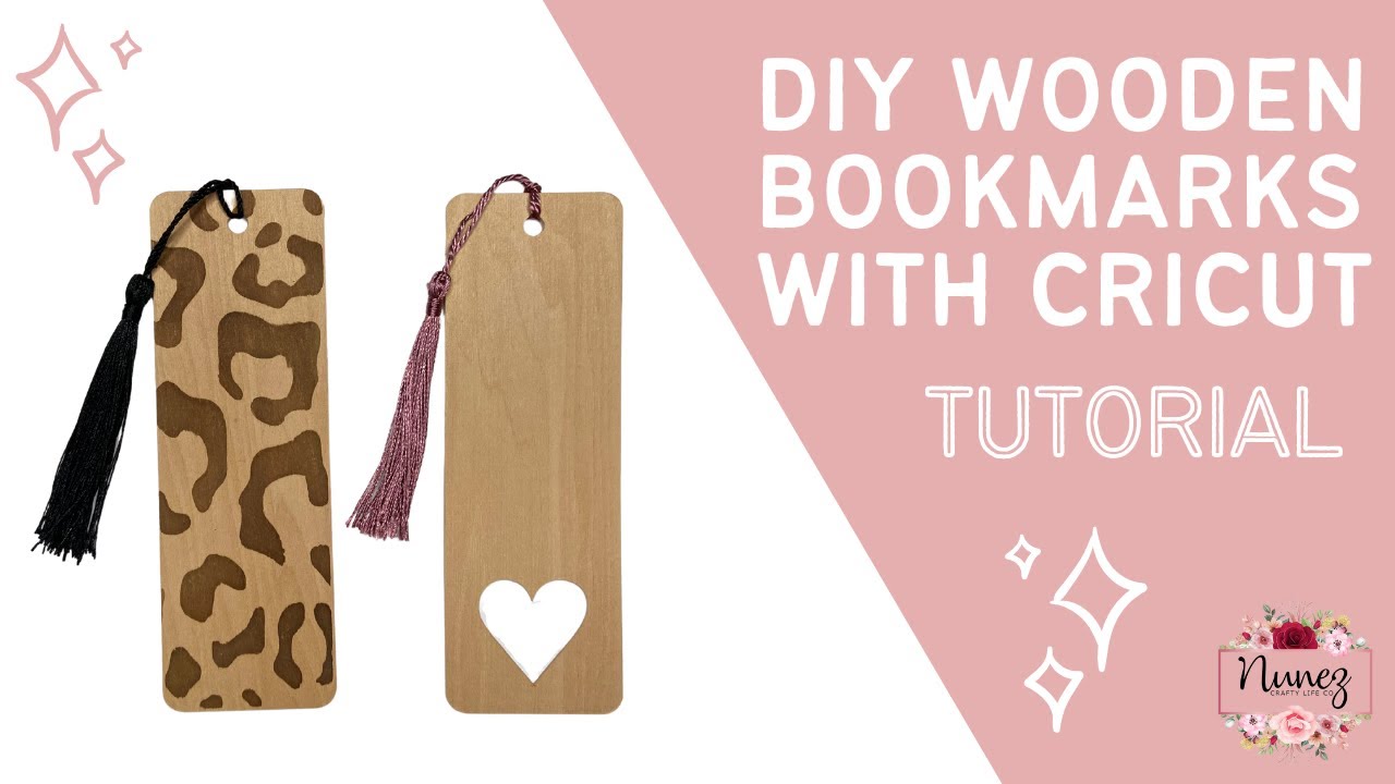 How To Make Wooden Bookmarks With Cricut I Tutorial 