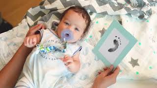 Baby Hand and Foot Print Clean Touch Ink-Free Pads by Luna Bean