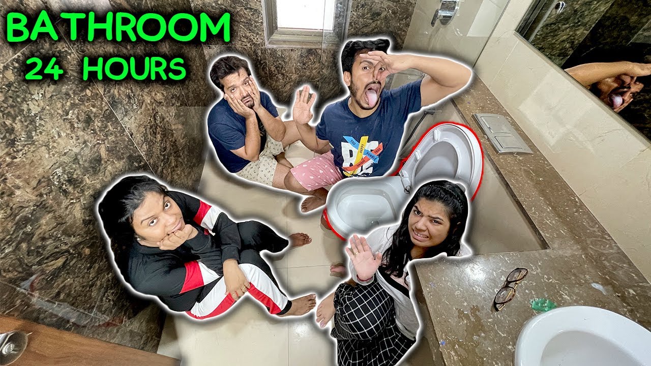 Living In Bathroom For 24 Hours | Hungry Birds - YouTube
