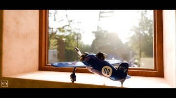 Toy Plane Animation Blender #blenderanimation #toyplaneblender #modeling #blenderrender