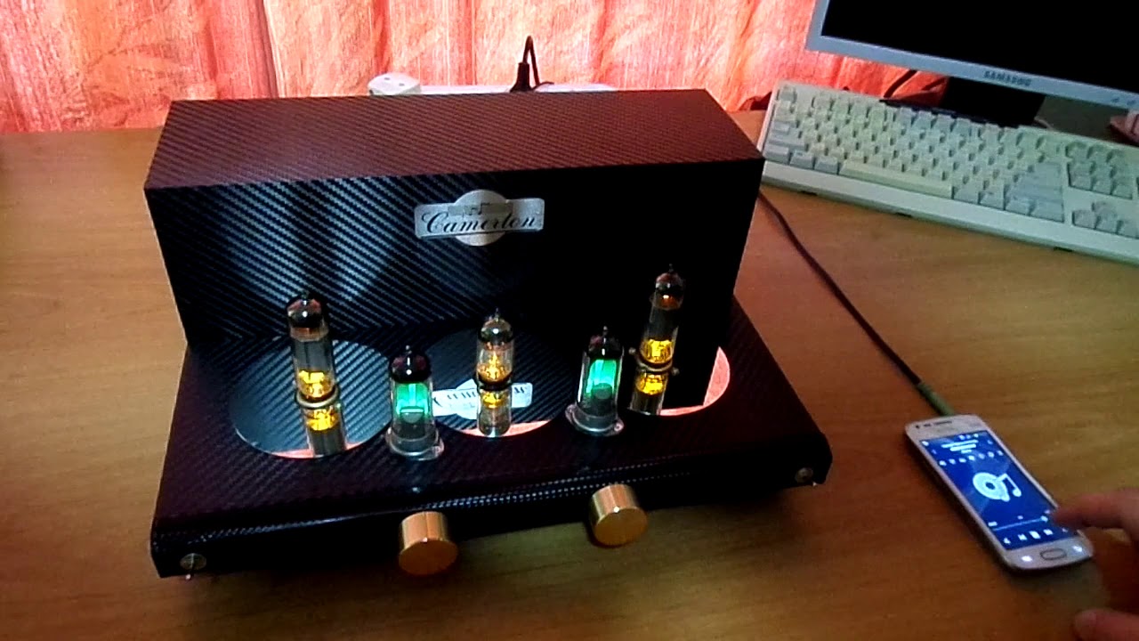 Ламповый Hi-Fi стерео усилитель на 6П14П-К+6Н2П-ЕВ - YouTube